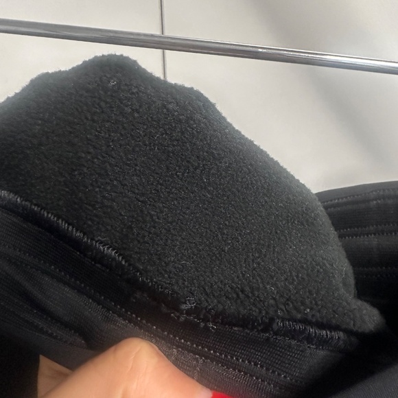 Lululemon Black Fleece-Lined Jogger Sweatpants Drawstring Athleisure - Picture 7 of 9